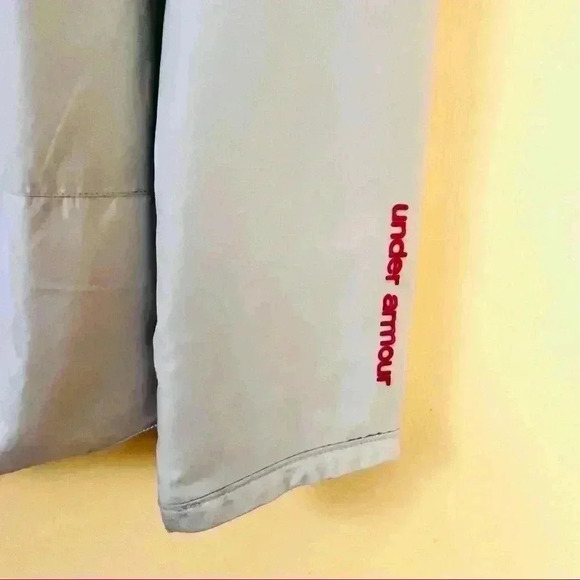 Under Armour Gray/Pink All Weather Water Resistant Windbreaker Jacket Size M - Picture 10 of 14